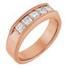 14K Rose .75 CTW Diamond Mens Ring Ref 14769527